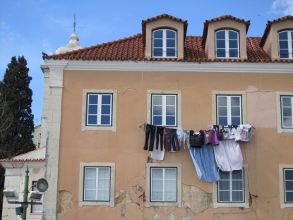 Drying laundry in Lisbon